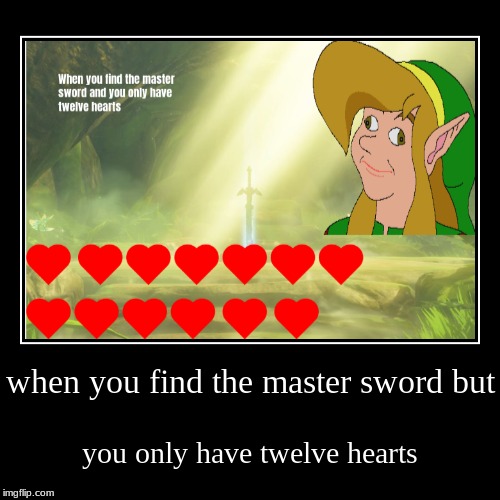 breath of the wild how many heart containers for master sword