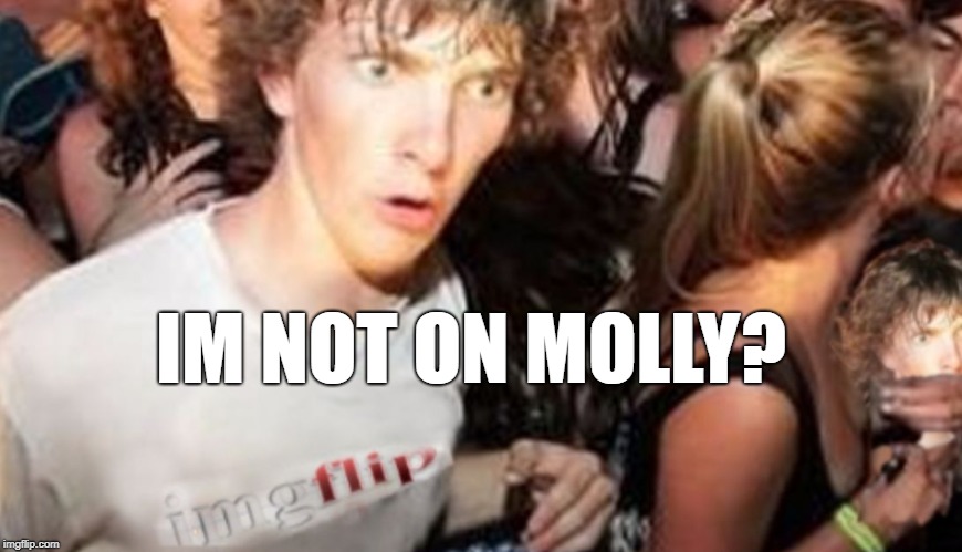 Nike | IM NOT ON MOLLY? | image tagged in nike | made w/ Imgflip meme maker