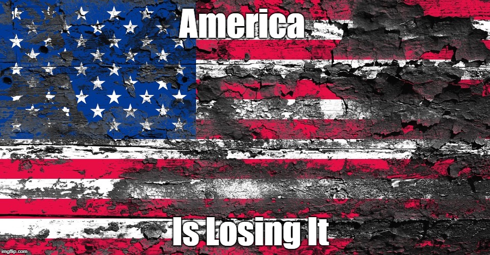 America Is Losing It | made w/ Imgflip meme maker