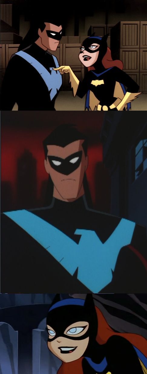 Nightwing and Batgirl 2 Blank Meme Template