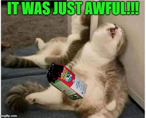 IT WAS JUST AWFUL!!! | made w/ Imgflip meme maker