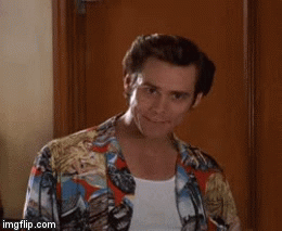 When I see the girl I like. | image tagged in gifs,funny,jim carey | made w/ Imgflip video-to-gif maker
