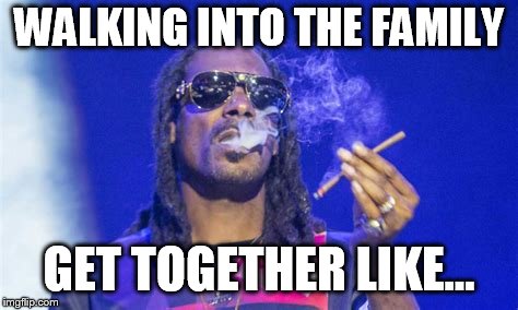 WALKING INTO THE FAMILY; GET TOGETHER LIKE... | image tagged in family life | made w/ Imgflip meme maker