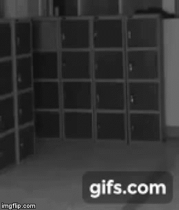 Ghosts Are Everywhere | EVEN AT SCHOOL. | image tagged in gifs,memes,ghost,opening,locker,halloween | made w/ Imgflip video-to-gif maker