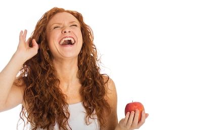 Woman laughing Blank Meme Template