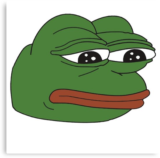 High Quality Pepe the frog Blank Meme Template
