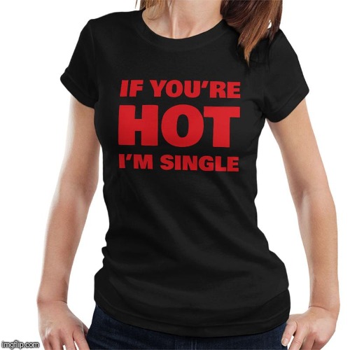 image tagged in if you are hot i am single | made w/ Imgflip meme maker