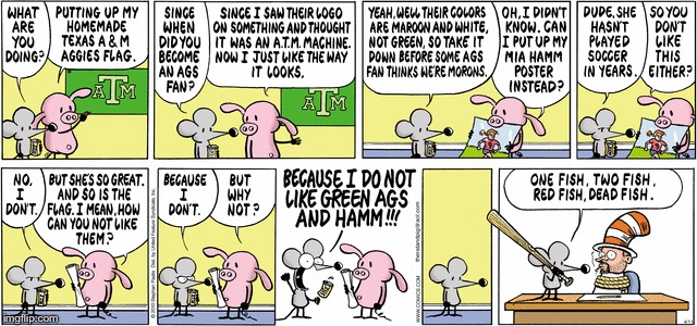 Funny title | image tagged in newspaper comics week,pearls before swine,yung mung | made w/ Imgflip meme maker