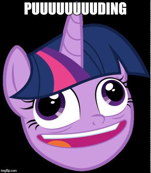 PUUUUUUUUDING | image tagged in pudding twilight | made w/ Imgflip meme maker