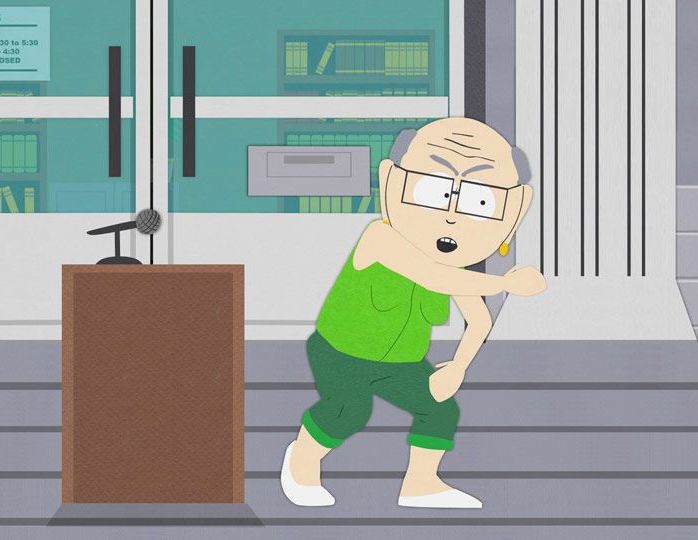 High Quality Mrs.Garrison Fag Drag Blank Meme Template