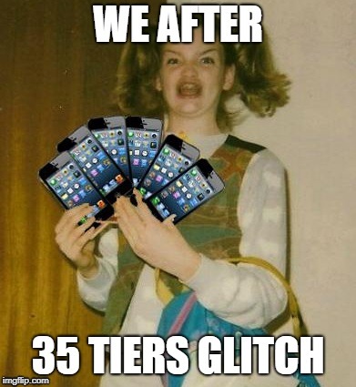 Fortnite 35 tiers glitch | image tagged in fortnite | made w/ Imgflip meme maker