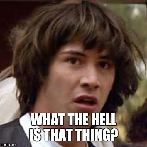 Conspiracy Keanu Meme | WHAT THE HELL IS THAT THING? | image tagged in memes,conspiracy keanu | made w/ Imgflip meme maker