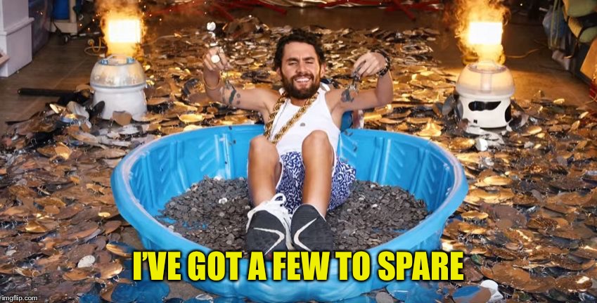 Kevin Love droppin dimes | I’VE GOT A FEW TO SPARE | image tagged in kevin love droppin dimes | made w/ Imgflip meme maker