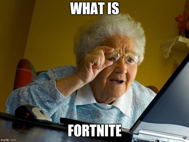 Grandma Finds The Internet | WHAT IS; FORTNITE | image tagged in memes,grandma finds the internet | made w/ Imgflip meme maker