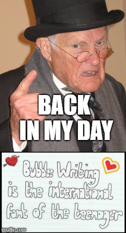 BACK IN MY DAY | made w/ Imgflip meme maker