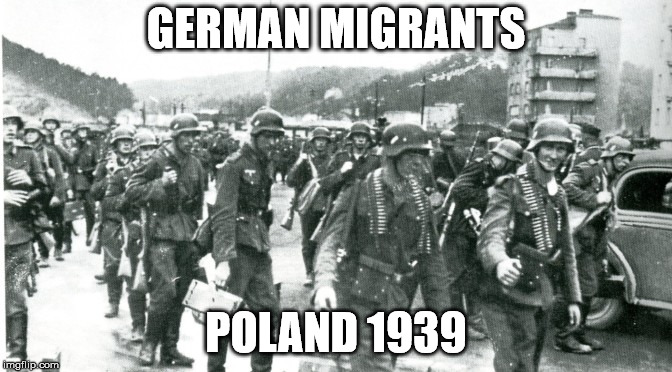 GERMAN MIGRANTS; POLAND 1939 | made w/ Imgflip meme maker