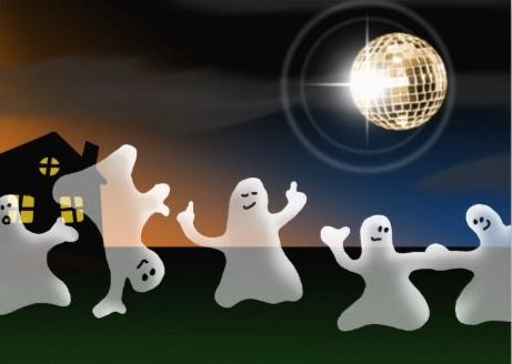 High Quality Halloween Ghosts Blank Meme Template