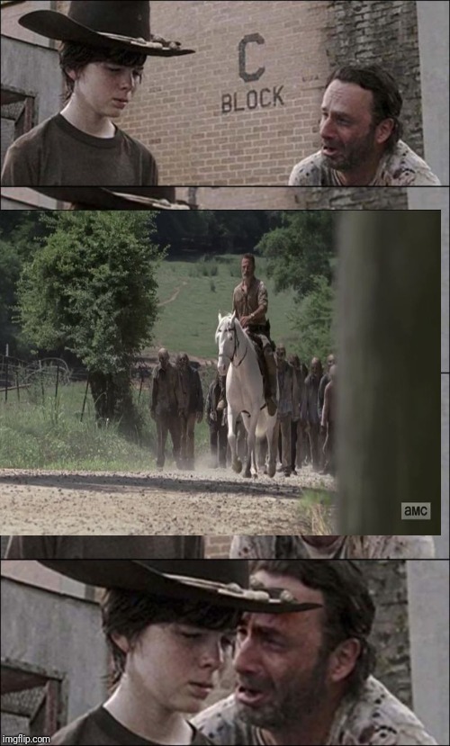 the walking dead coral | image tagged in the walking dead coral | made w/ Imgflip meme maker