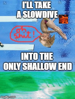 only shallow | I'LL TAKE A SLOWDIVE; INTO THE ONLY SHALLOW END | image tagged in shoegaze,shoegaze meme,shoegaze memes,mbv,kevin shields,only shallow | made w/ Imgflip meme maker