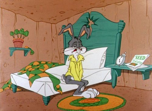 Exhausted Bugs Bunny Blank Meme Template