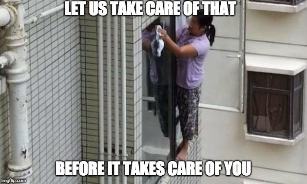 LET US TAKE CARE OF THAT; BEFORE IT TAKES CARE OF YOU | made w/ Imgflip meme maker