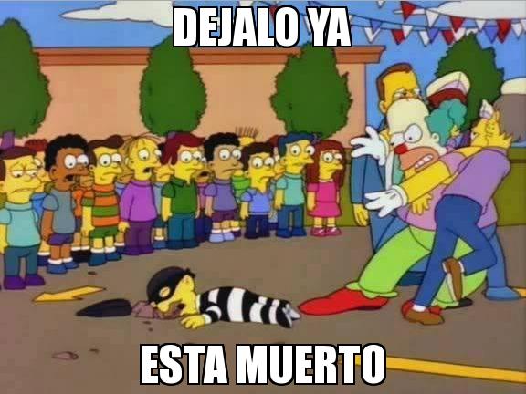 Dejalo ya esta muerto Blank Meme Template