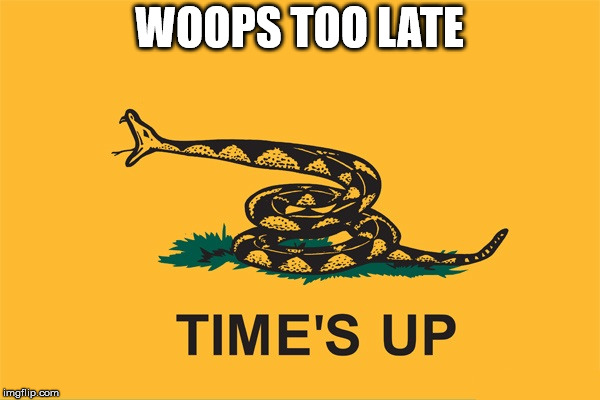 WOOPS TOO LATE | made w/ Imgflip meme maker