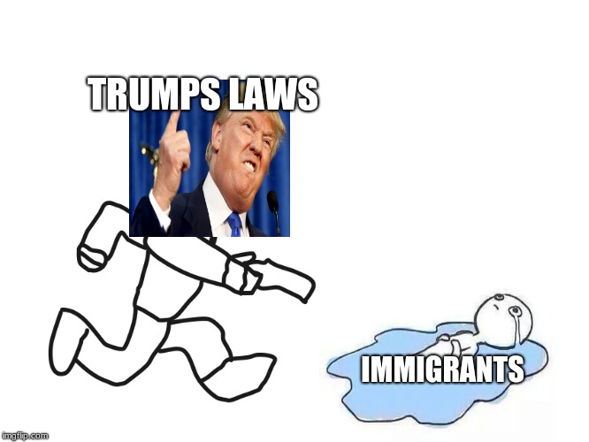 you picked the wrong house fool | TRUMPS LAWS; IMMIGRANTS | image tagged in you picked the wrong house fool | made w/ Imgflip meme maker