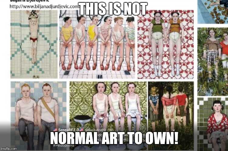 Sick, evil, satanic sociopath globalists art! | THIS IS NOT; NORMAL ART TO OWN! | image tagged in globalist pedophile art,pedophiles,child abuse,child trafficing,pedovores | made w/ Imgflip meme maker