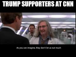 TRUMP SUPPORTERS AT CNN | image tagged in cnn fake news | made w/ Imgflip meme maker