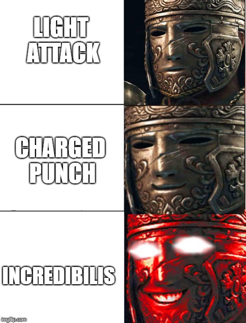 LIGHT ATTACK; CHARGED PUNCH; INCREDIBILIS | image tagged in 21st century | made w/ Imgflip meme maker