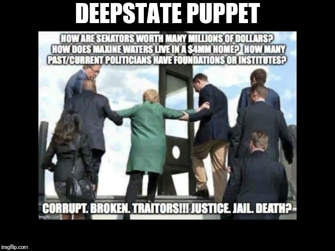 A very well deserved execution. | DEEPSTATE PUPPET | image tagged in here comes the pain,uranium 1,deepstate puppet,child trafficer,pedovore,qanon | made w/ Imgflip meme maker
