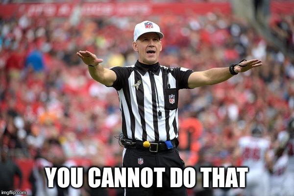 You Cannot Do That | YOU CANNOT DO THAT | image tagged in gifs,funny | made w/ Imgflip meme maker