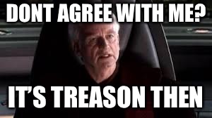 it's treason then | DONT AGREE WITH ME? IT’S TREASON THEN | image tagged in it's treason then | made w/ Imgflip meme maker