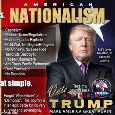 Nationalism Is Patriotism | image tagged in nationalism,liberalism,globalism | made w/ Imgflip meme maker