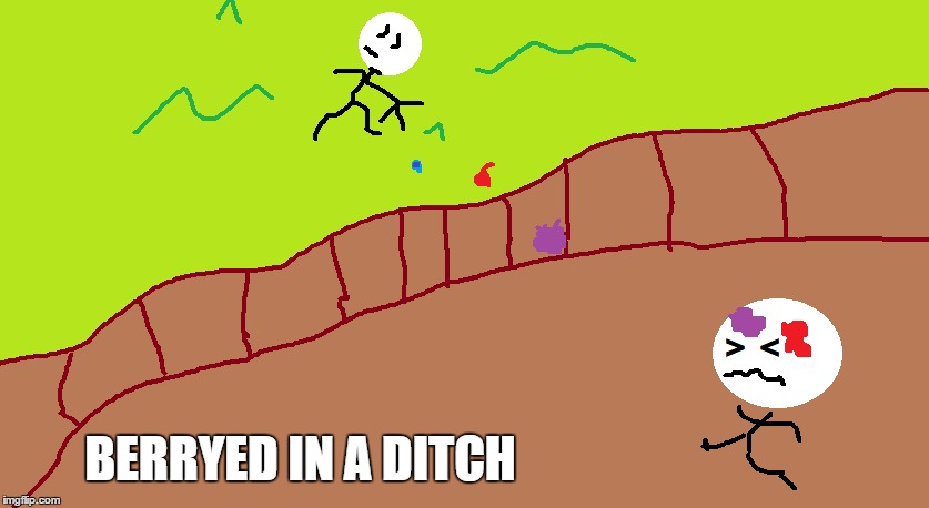 BERRYED IN A DITCH | made w/ Imgflip meme maker