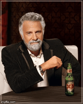 when you make a Multi-Category crossover | BUT WHEN I DO, IT'S TO SHOW HOW MUCH FEWER VIEWS I GET IN "NON-FUN" CATEGORIES. | image tagged in gifs,the most interesting man in the world | made w/ Imgflip images-to-gif maker
