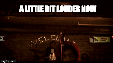 a little bit louder now shirt