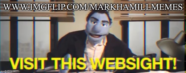 Visit this WebSIGHT | WWW.IMGFLIP.COM/MARKHAMILLMEMES | image tagged in visit this website | made w/ Imgflip meme maker