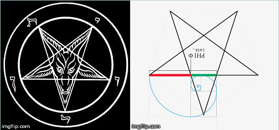 Mental cases. | image tagged in satan,satanism,the golden ratio,the sigil of baphomet,might is right,mental illness | made w/ Imgflip meme maker