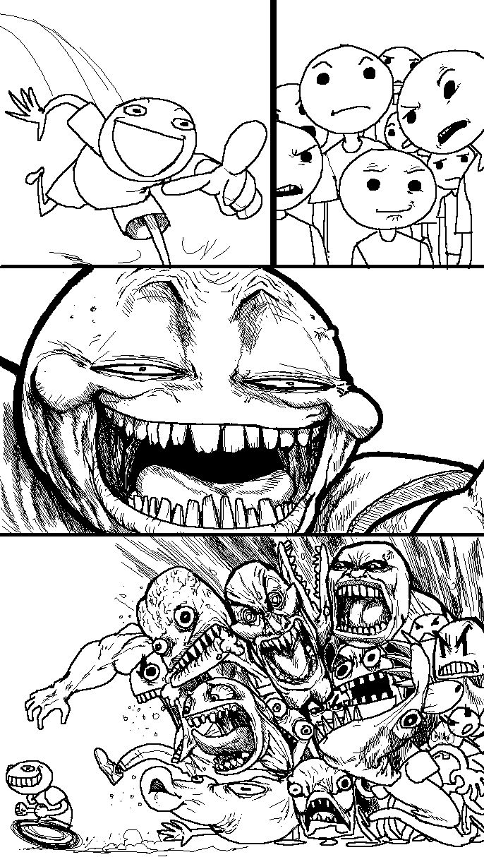 High Quality TrollBait/Nobody is right Blank Meme Template