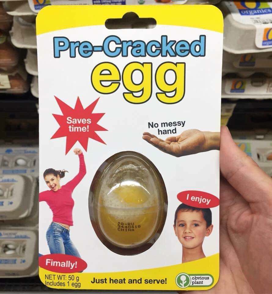 Pre Cracked Egg Blank Meme Template