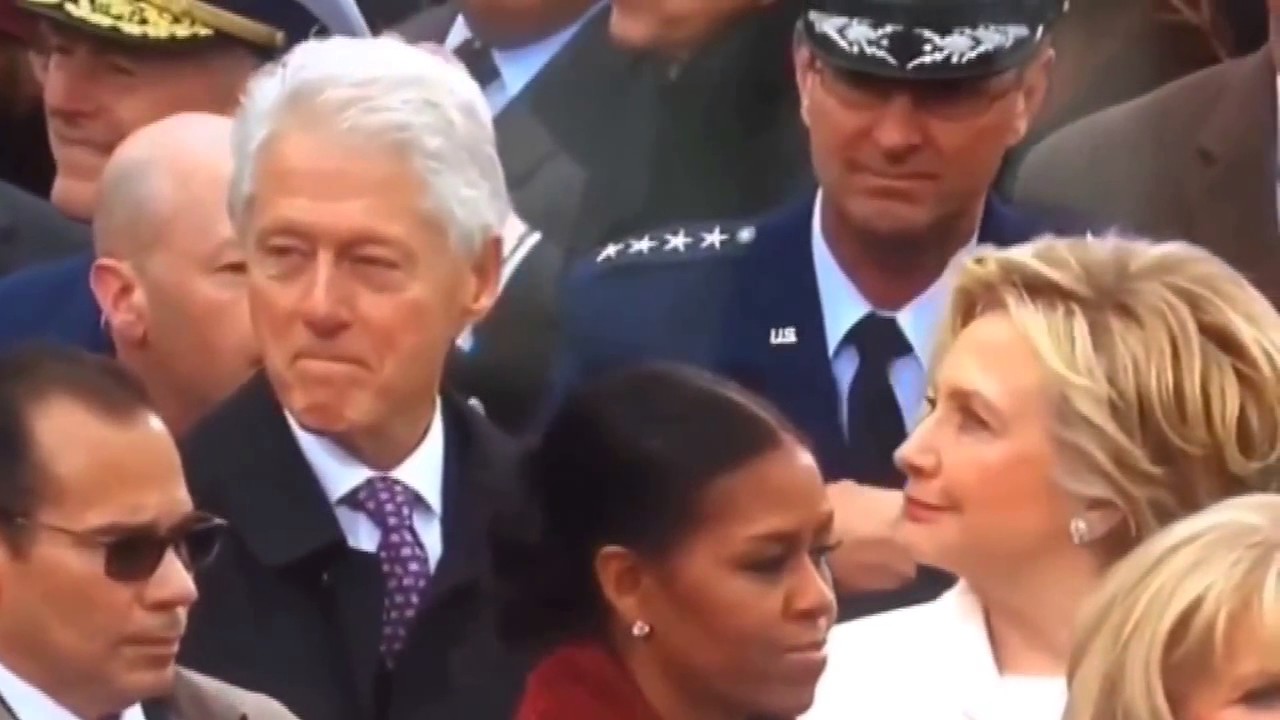 Bill Clinton checking out Melania Blank Meme Template