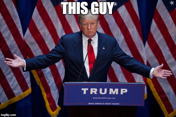 THIS GUY | image tagged in donald trump | made w/ Imgflip meme maker
