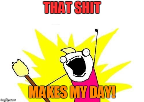 X All The Y | THAT SHIT; MAKES MY DAY! | image tagged in memes,x all the y | made w/ Imgflip meme maker