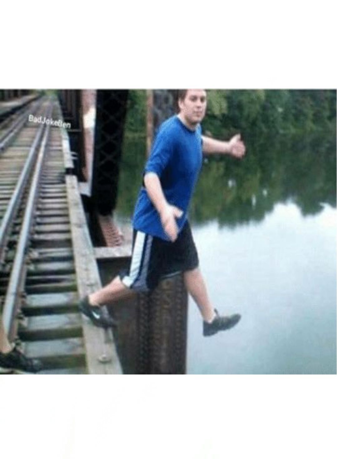 If your friends jumped off a bridge Blank Meme Template