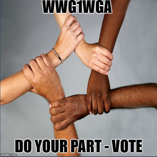 Vote | WWG1WGA; DO YOUR PART - VOTE | image tagged in vote,election | made w/ Imgflip meme maker