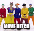 Jimin's in a mood | MOVE BITCH | image tagged in gifs,bts,gif,jimin,funny | made w/ Imgflip video-to-gif maker