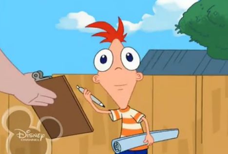 High Quality Phineas front face Blank Meme Template