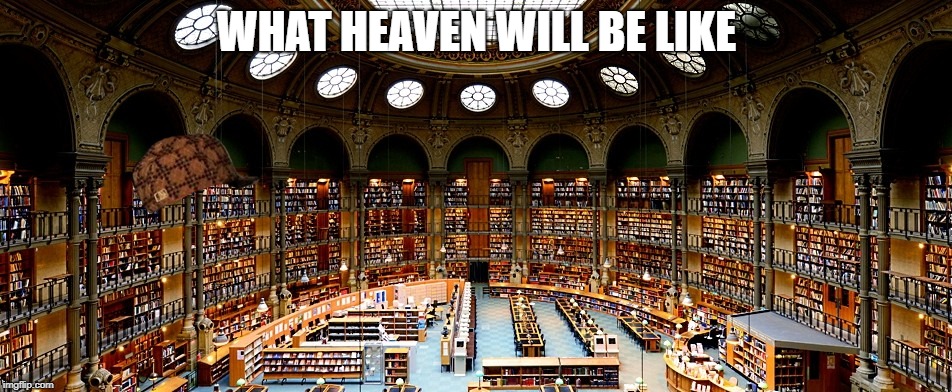 WHAT HEAVEN WILL BE LIKE | image tagged in allie,scumbag | made w/ Imgflip meme maker